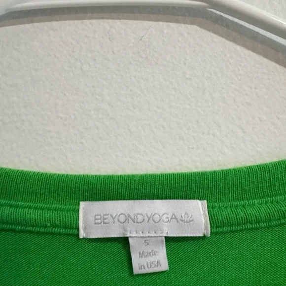 Beyond Yoga Slouchy Lounge Pullover Crewneck Green Small - Picture 6 of 7